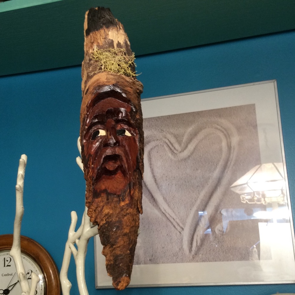 Tree Spirit Forest Gnome Wood Elf carving